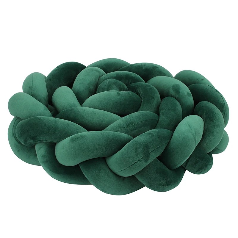 Coussin Tressé de Lit Décoratif Ultra Doux