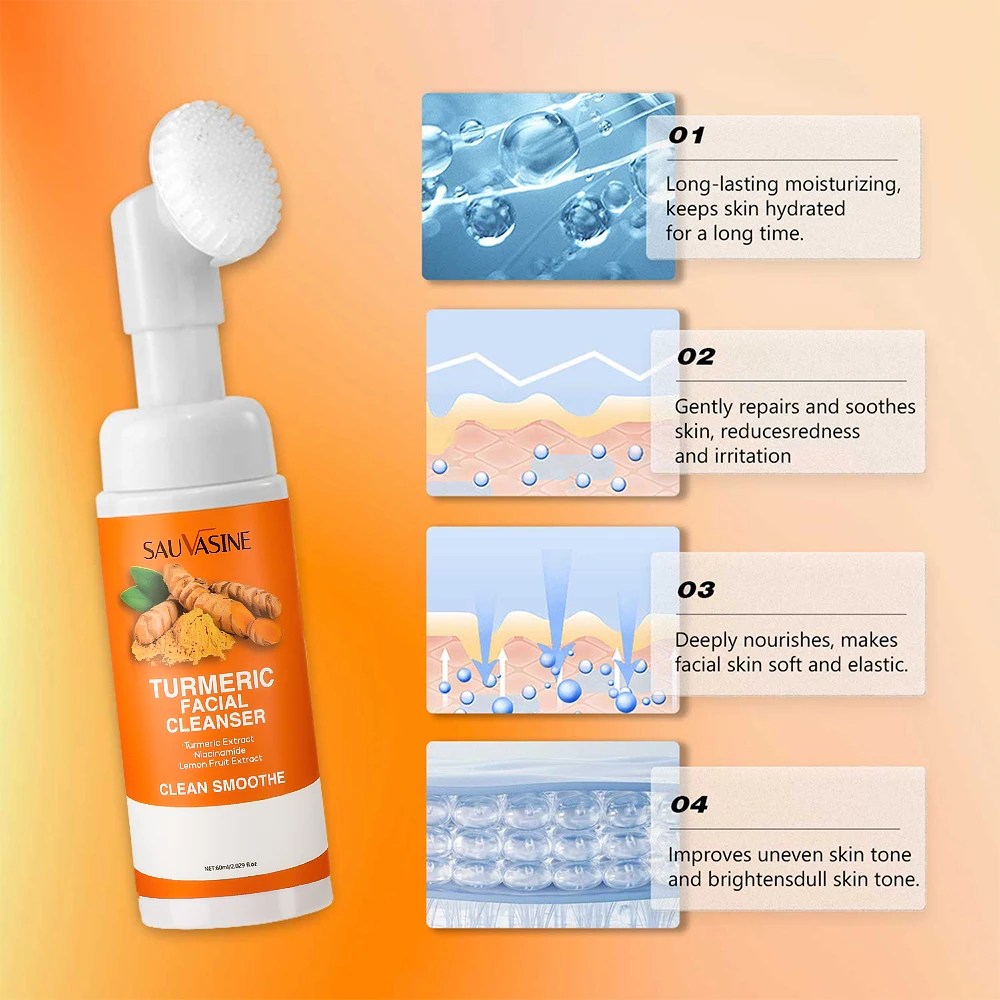 Nettoyant au curcuma Hydratant Visage