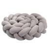 Coussin Tressé de Lit Décoratif Ultra Doux