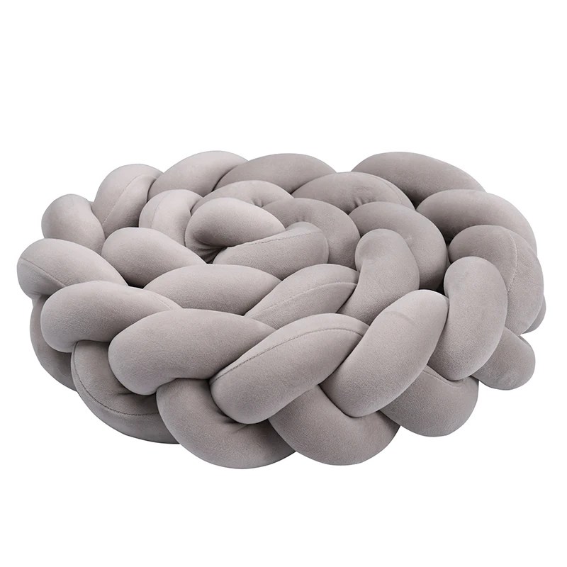 Coussin Tressé de Lit Décoratif Ultra Doux
