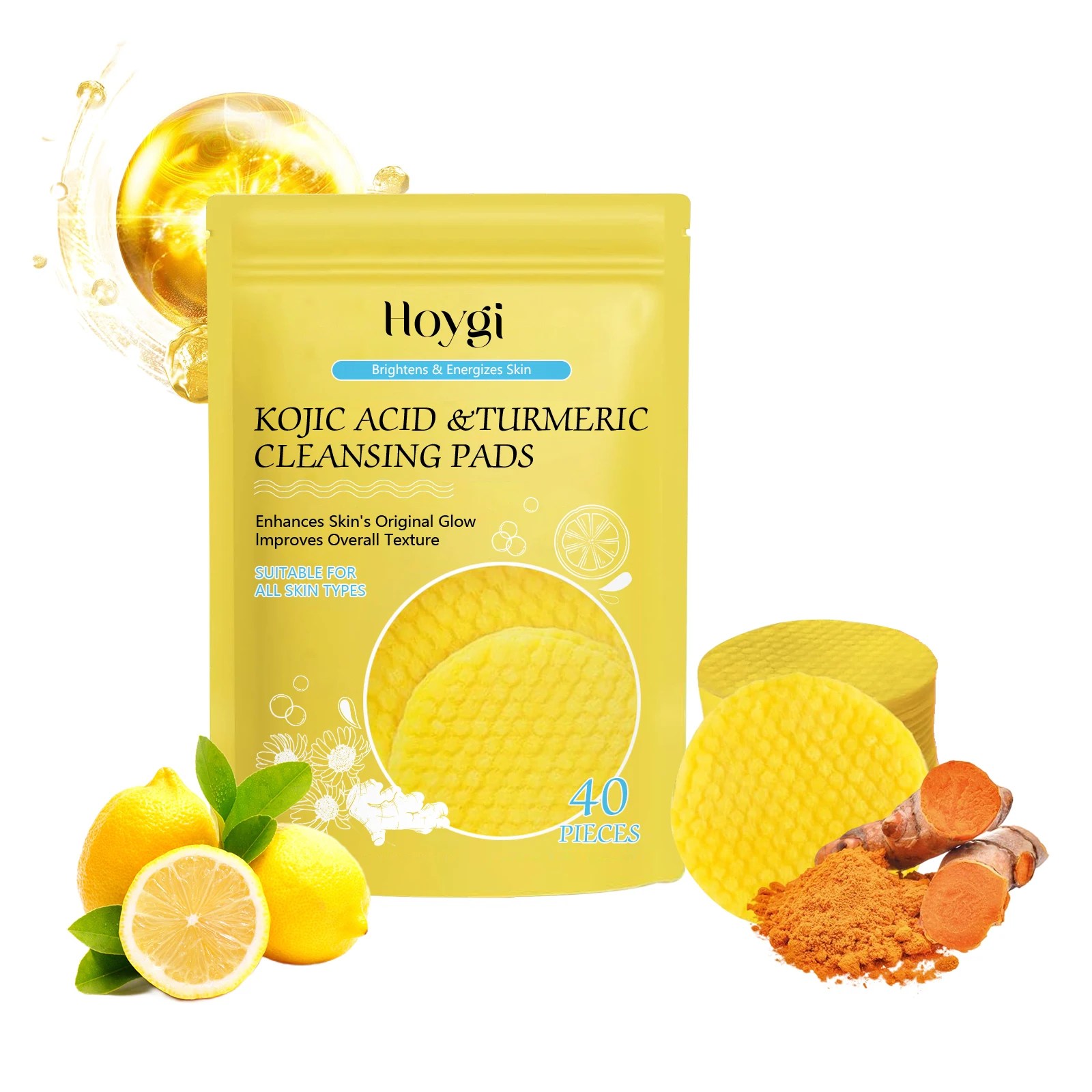 Tampon Nettoyant au Curcuma & Acide Kojique