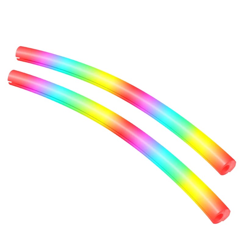 Lot de 2 tubes lumineux de refroidissement à eau liquide Aura Sync