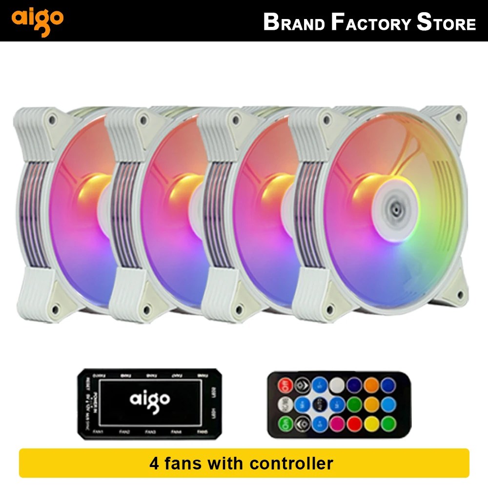 Ventilateur de boîtier Aigo AR12 : Refroidissement efficace et RGB éclatant
