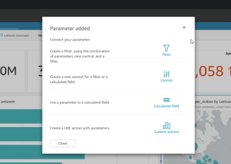 Creating Parameters And Using Calculated Fields With Parameters In Aws Quicksight Helical It - Download Creative Vintage Illustration | Mobile