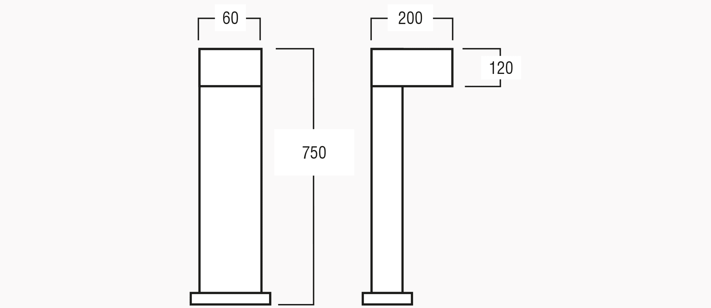 Borne LEKA Dimension