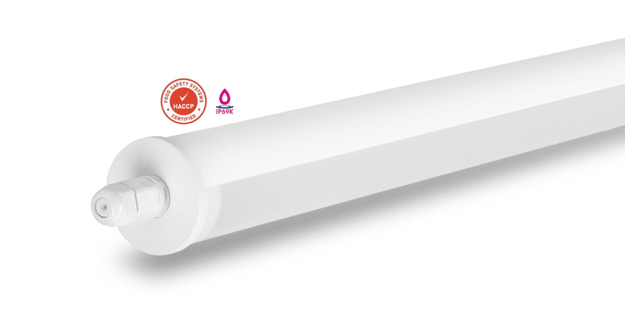 Etanche LED FARM 4000K 130lm/W conçu pour l'industrie agroalimentaire