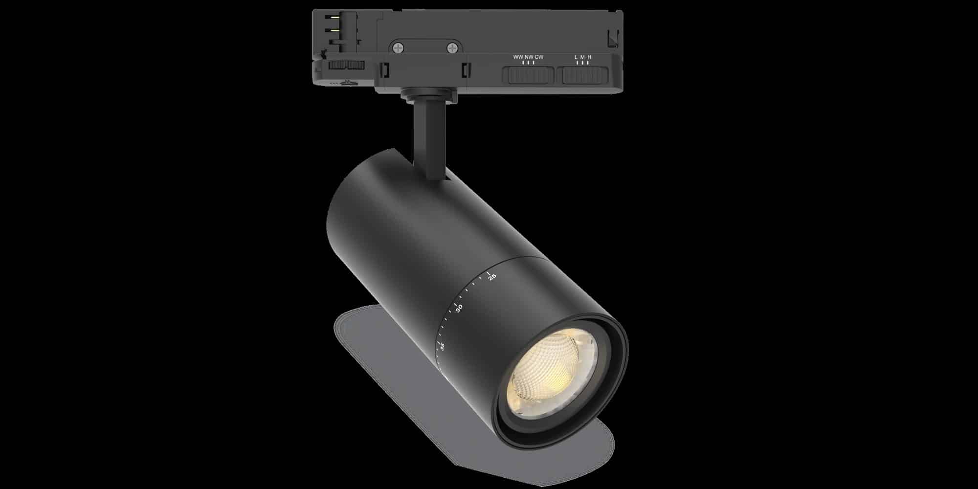 Tracklight ZOOM Noir