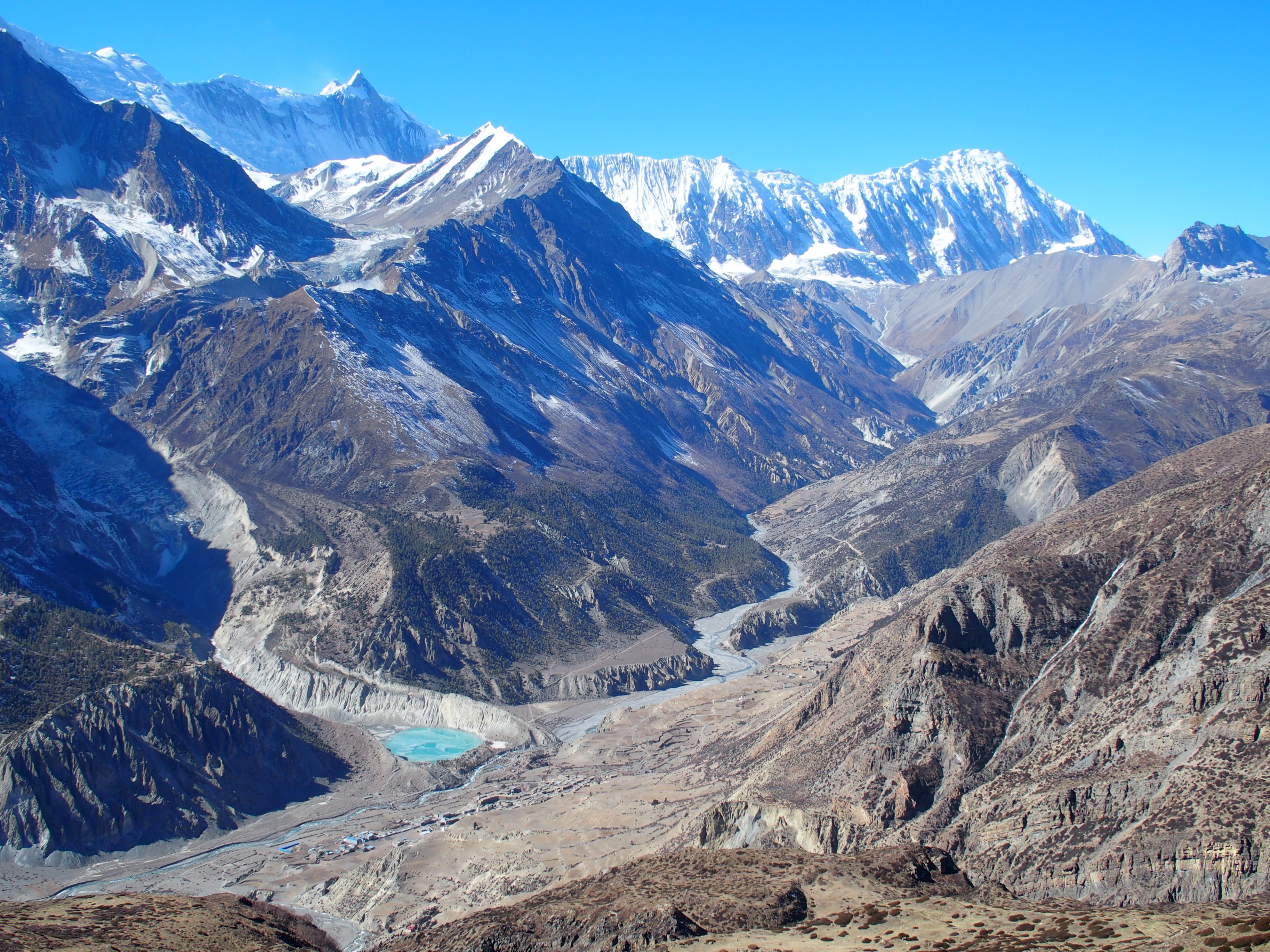 Gangapurna Lake - also called turquoise lake