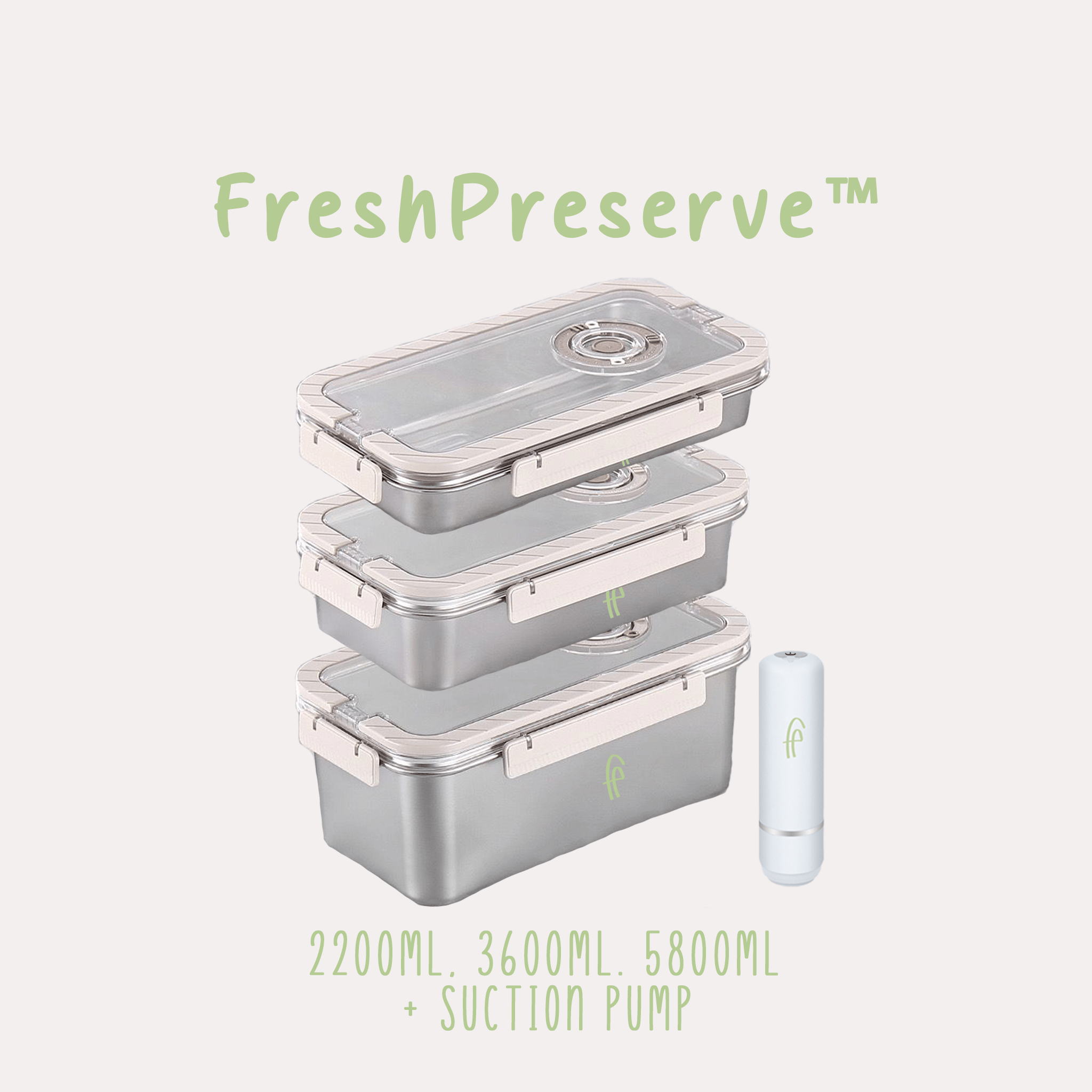 FreshPreserve™ | Vacuum Seal Container