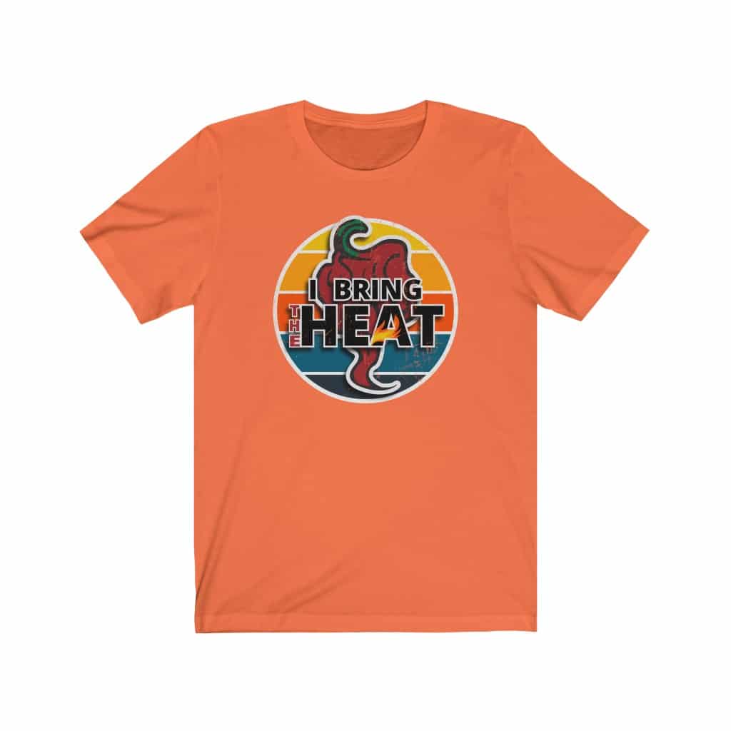 I Bring The Heat Carolina Reaper Hot Pepper T Shirt Friendly Fox