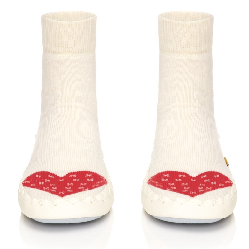 Moccis Swedish slipper socks in Warm Heart