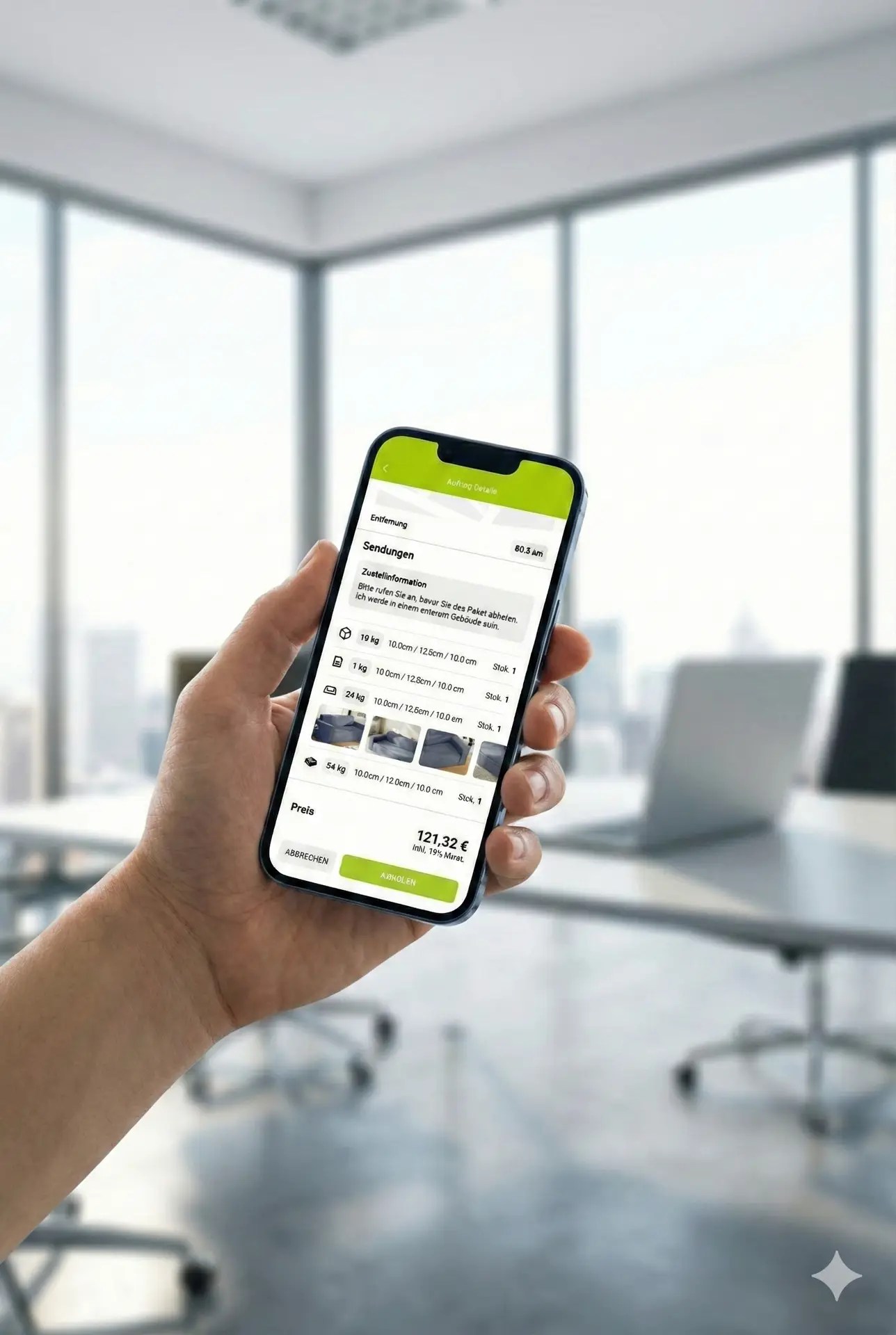 Hello Kurier App für Kurierdienst in Lübeck