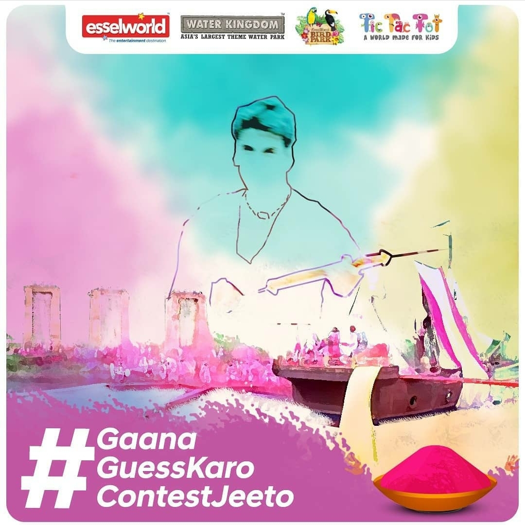 Water Kingdom celebrates Holi with #GaanaGuessKaroContestJeeto on its Instagram Page   