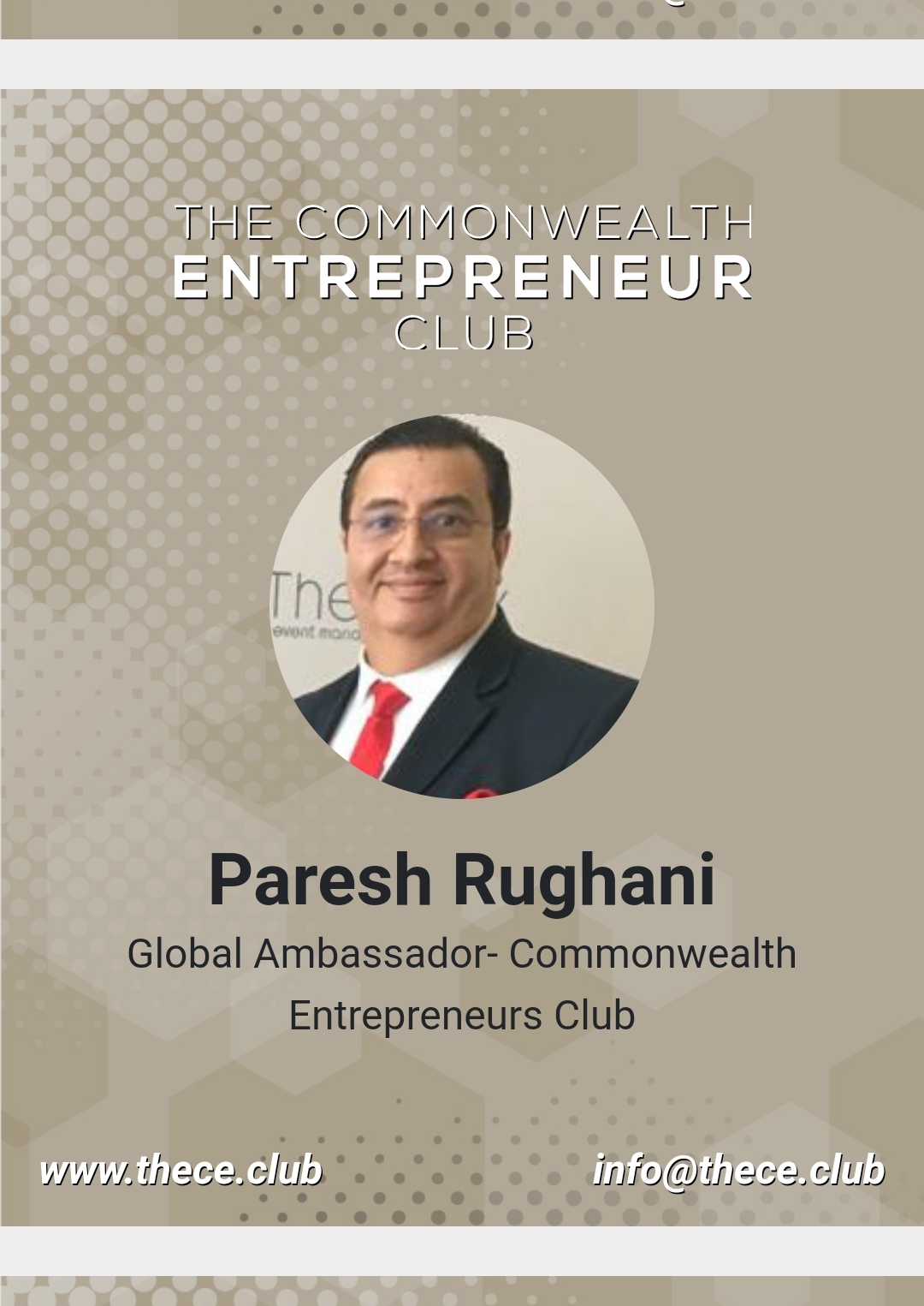 Meet U.K Based Paresh Rughani is a highly recommended Multi Award Winning, and Acclaimed International Keynote speaker