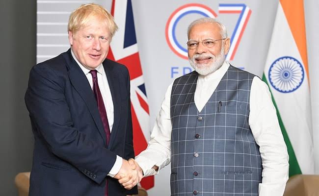 India-UK Virtual Summit  Between PM Narendra Modi and Boris Johnson on   May 04, 2021