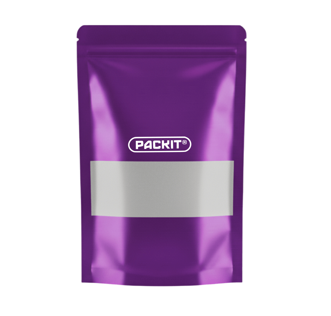 Bundle of 100Pcs Purple Metalized Ziplock Pouches with Clear Window All sizes 1Kg, 500g, 250g, 150g, 50g Zipper Pouches, Zipper Bags, coffee packaging bags in uganda, - Image 2