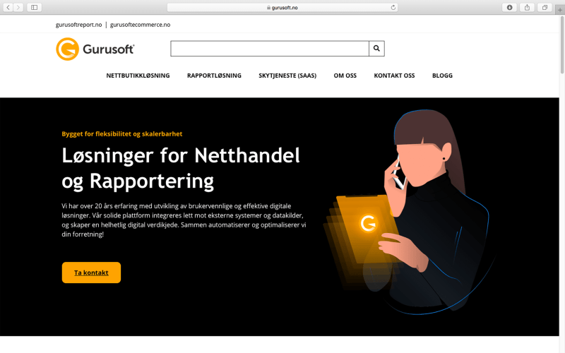 Gurusoft Success Stories - Modern City Pattern - Desktop