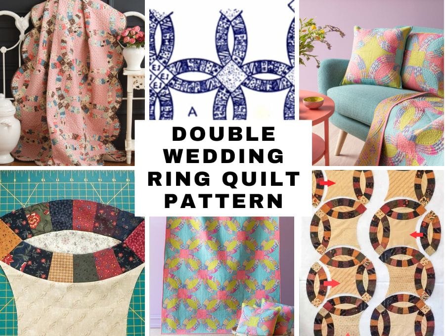 Printable double wedding ring quilt pattern pdf