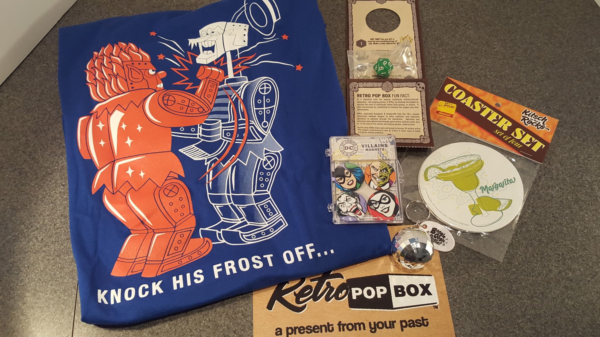 Retro Pop Box Hello Subscription - Stunning Sunset Illustration - HD