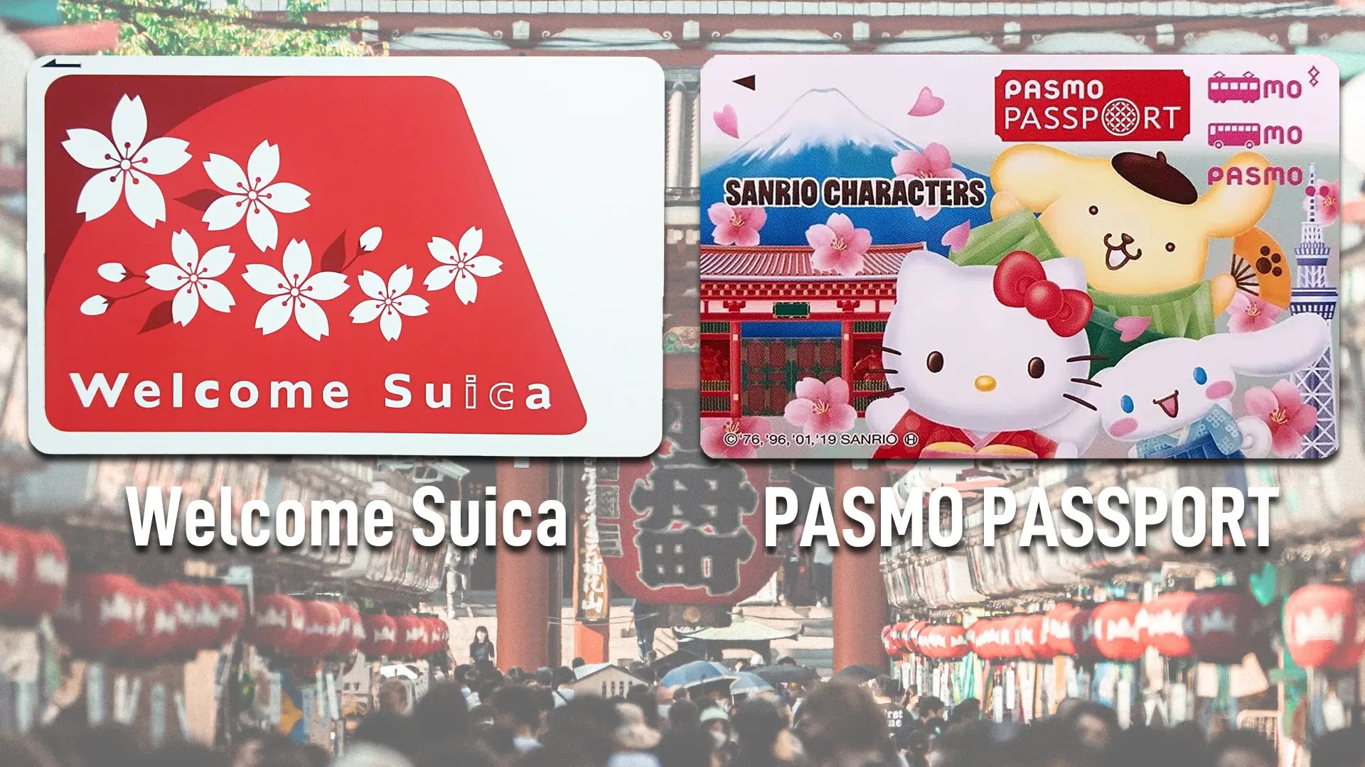Welcome Suica vs TOURIST PASMO: Which Tourist IC Card to Buy in Japan