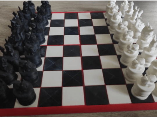 Pokemon Chess Set PokeBall Box Chessboard Model Stl 3D Print file
