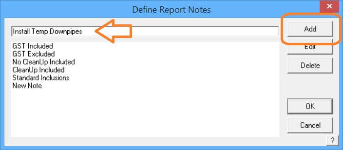 Applicad Help Define Report Notes And Print Options - Premium Nature Wallpaper Gallery - Mobile