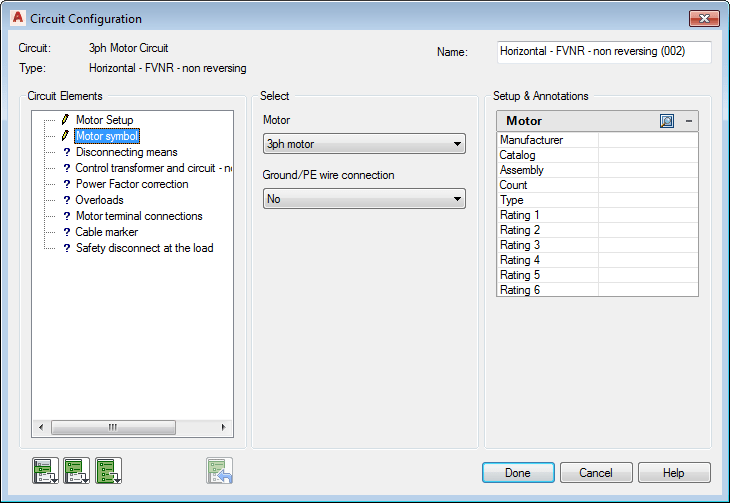 Insert And Configure A Circuit Autocad Electrical 2019