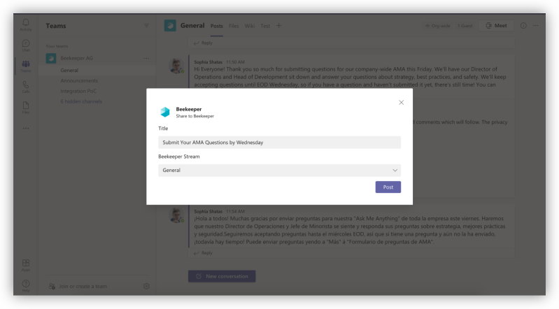 Microsoft Teams Beekeeper Help Center - Download High Quality Vintage Texture | High Resolution