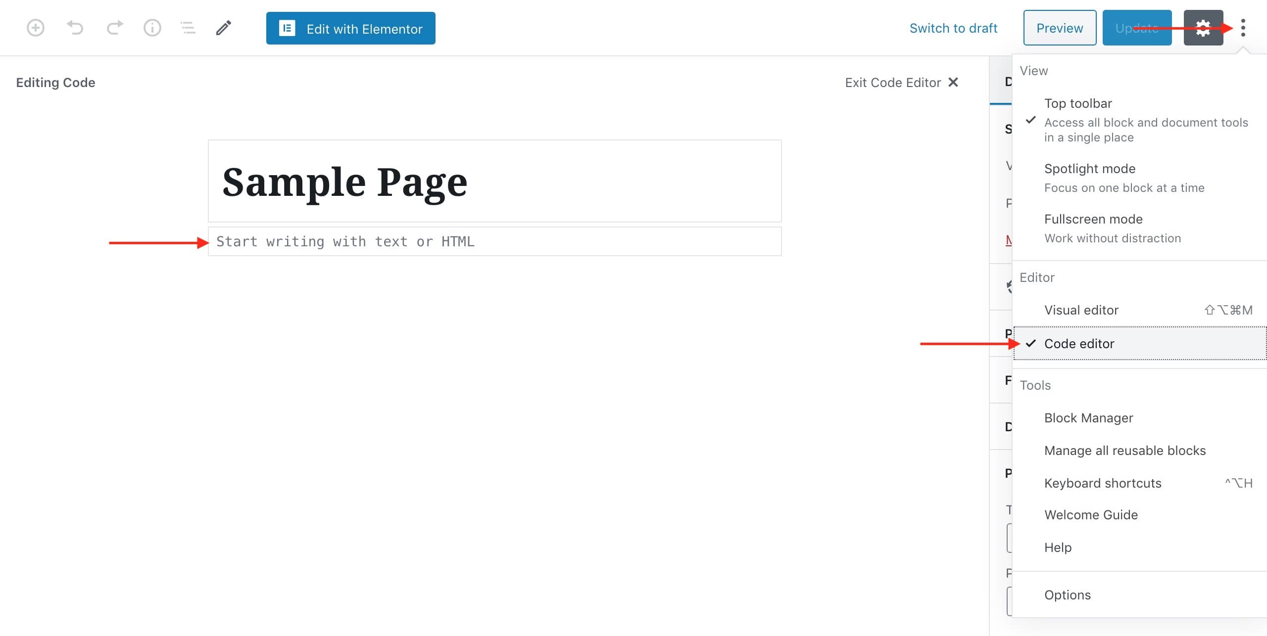 Or just switch it off here: WordPress Editor - Bluchic Help