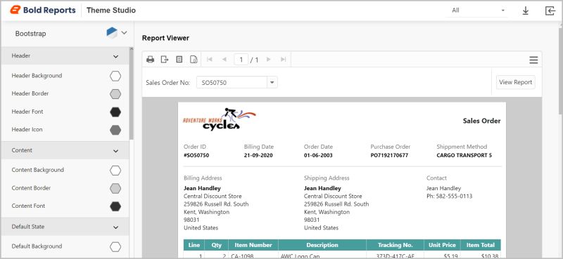 Introduction To Bold Reports Theme Studio Bold Reports - Nature Design Collection - Retina Quality