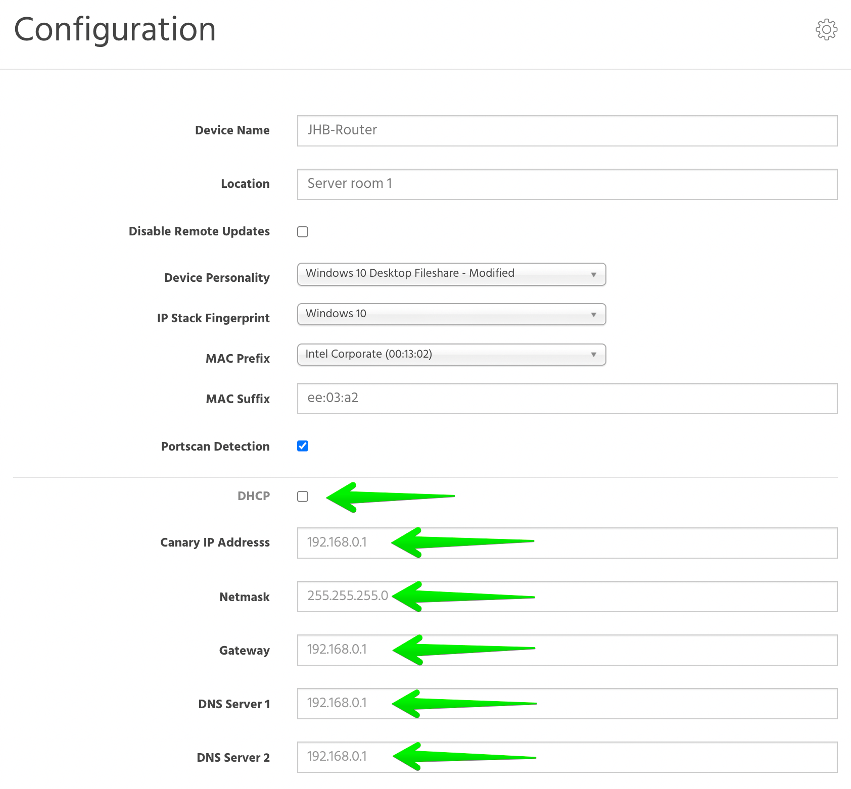 Assigning a static ip using bluetooth
