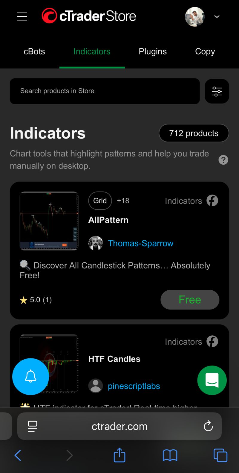 Introduction Ctrader Store - Gradient Arts - Elegant Retina Collection