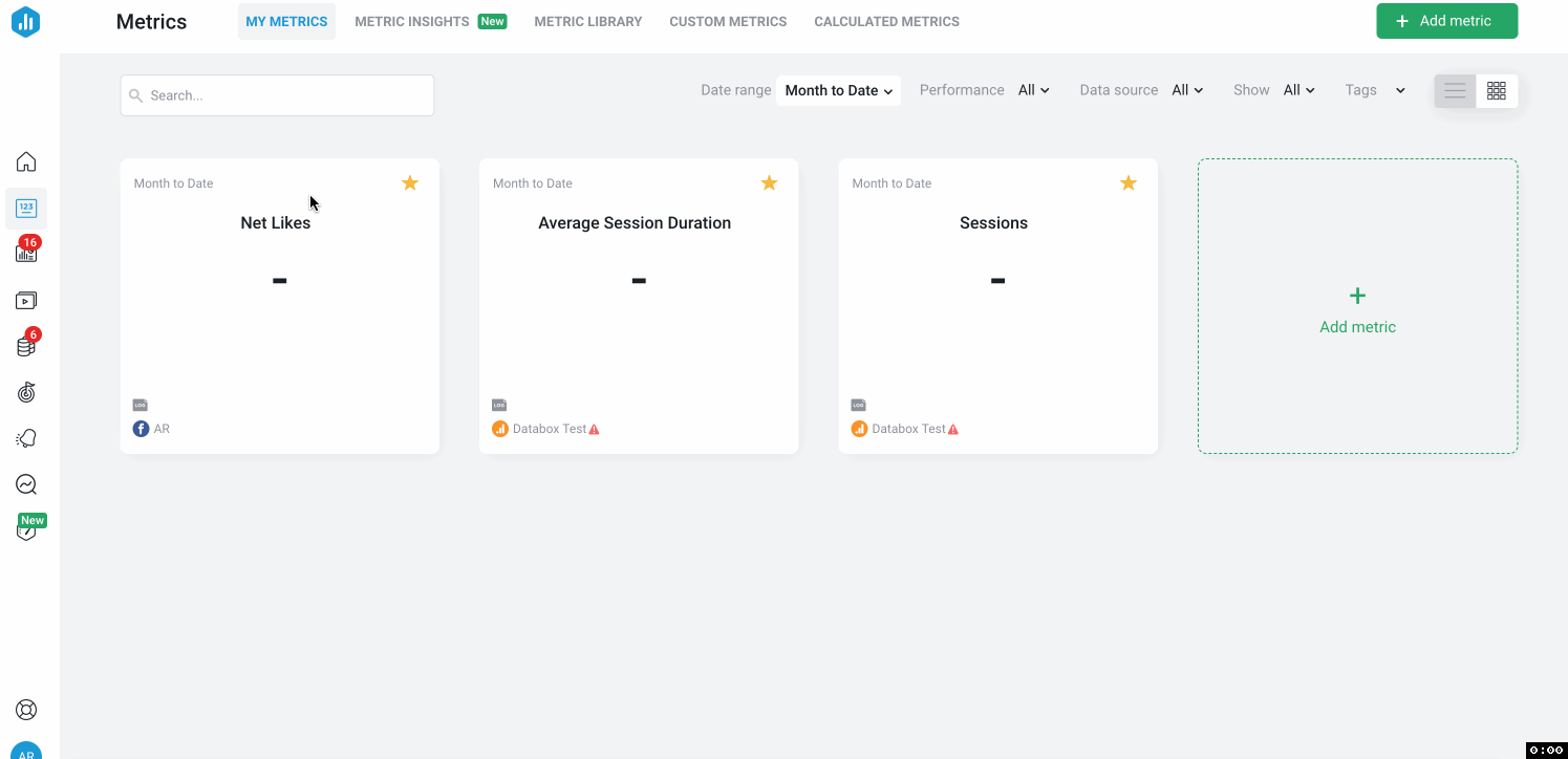 Product Update Databox S New Metric Builder Pulls Custom Metrics From - Gorgeous Gradient Picture - HD