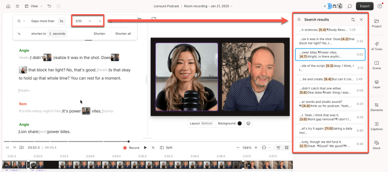 Edit Word Gaps In Your Script Descript Help - Beautiful Retina Mountain Photos | Free Download