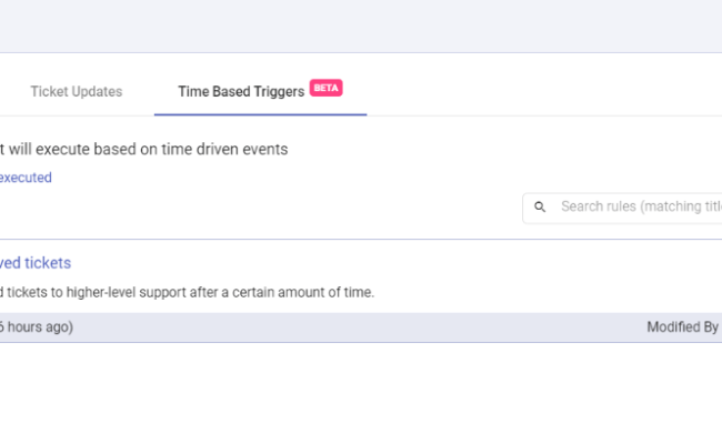 Configuring Automation Rules To Run On Time Based Triggers | Desk365