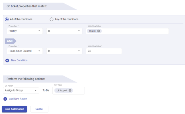 Configuring Automation Rules To Run On Time Based Triggers | Desk365