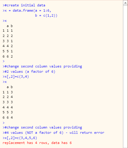 Common error messages in r code