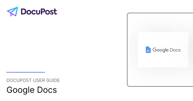 Google Docs Docupost User Guide - Gradient Illustration Collection - Desktop Quality