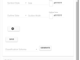 Map Widget Editor Layers Tab