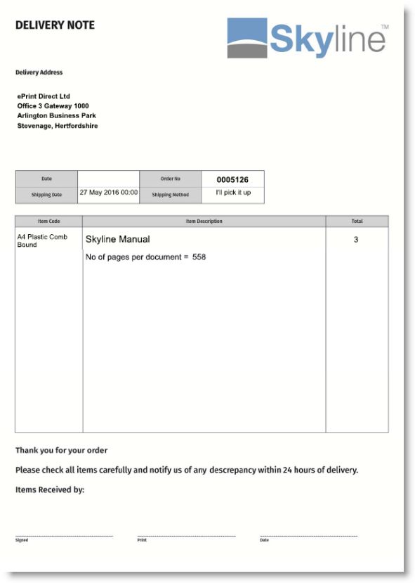 What Is A Delivery Note See An Example Here - Ultra HD Dark Designs for Desktop