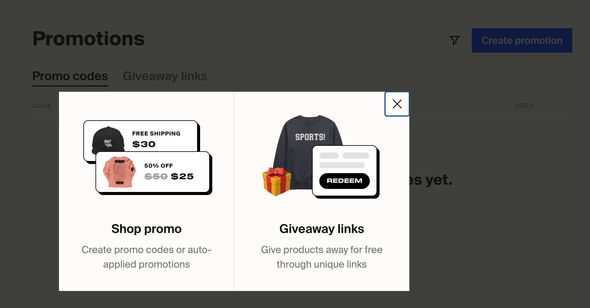 How do i create a promo code?