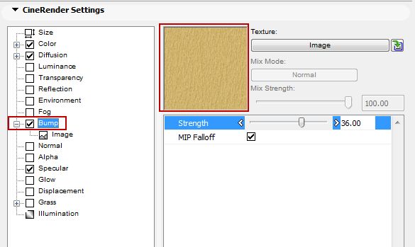 Surface Settings Cinerender User Guide Page Graphisoft Help Center - Minimal Illustration Collection - HD Quality