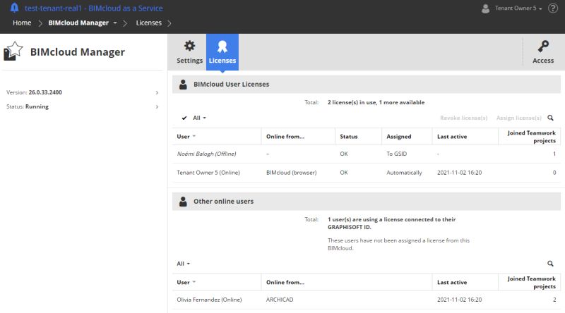 Managing Licenses In Bimcloud Manager Key Based Licensing - Light Pattern Collection - Retina Quality