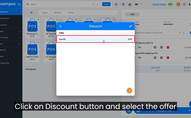 How To Create And Use Discount Offers In Moon POS? – Moon Invoice - Easy Invoicing