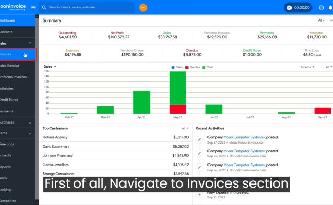 How To Download Multiple Invoices At One Time In Moon Invoice? – Moon Invoice - Easy Invoicing