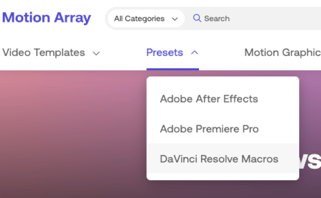 DaVinci Macros Vs Templates – Motion Array