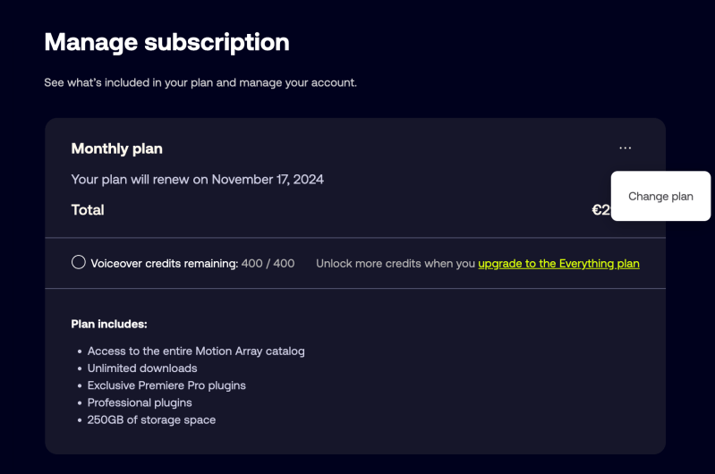 How Do I Downgrade Or Cancel My Plan Motion Array - High Resolution Ocean Textures for Desktop