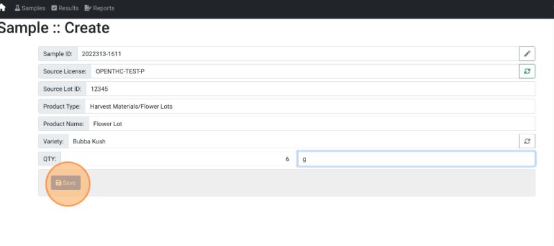 Make A Lab Sample Manually Openthc Help - Light Photo Collection - HD Quality