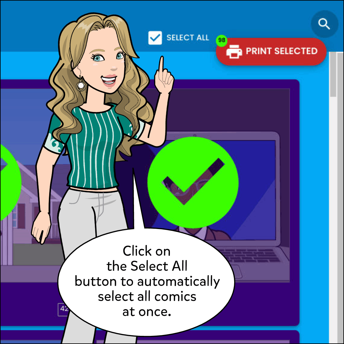 How To Bulk Print Student Comics - Premium Landscape Art Gallery - Mobile