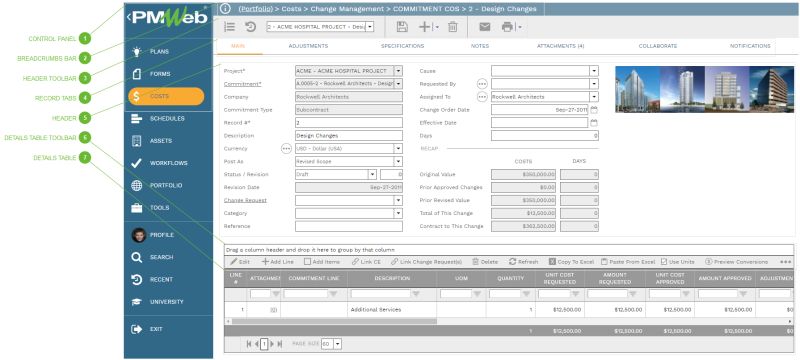 Commitment Cos Details Tab Toolbar - Sunset Texture Collection - HD Quality